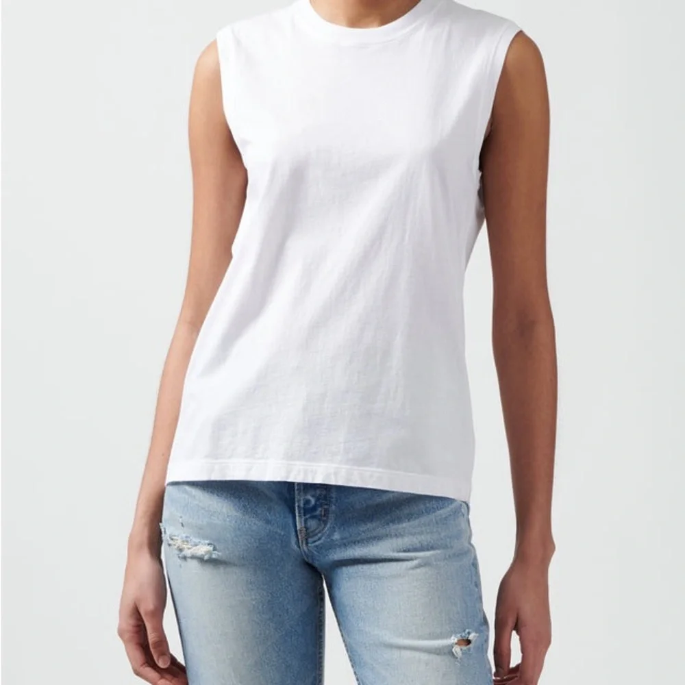 ATM Classic Jersey Sleeveless Boy Tee in Blue - Picture 11 of 11